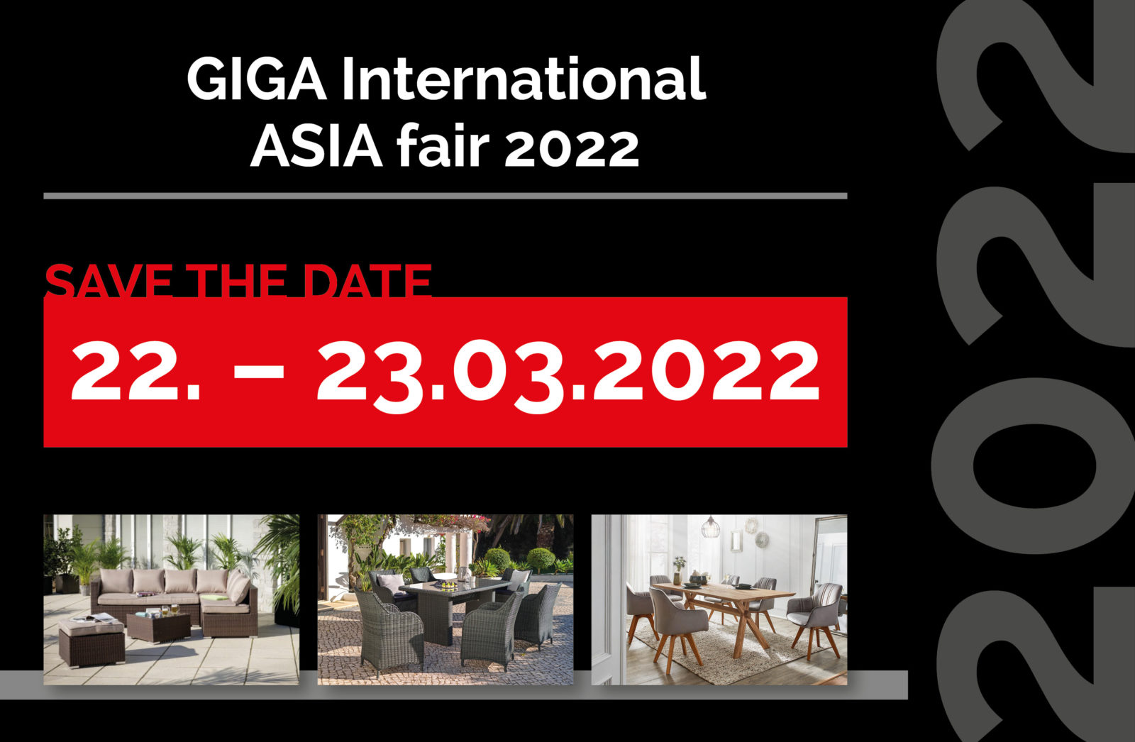 Save the date GIGA International ASIA fair 2022 GIGA International